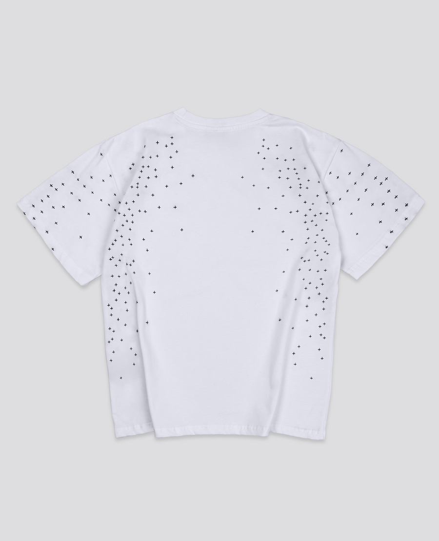 WHITE STARDUST T-SHIRT
