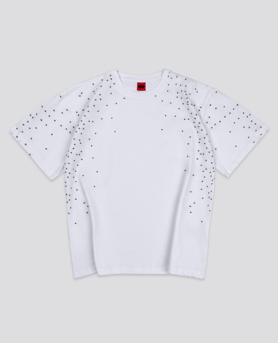 WHITE STARDUST T-SHIRT
