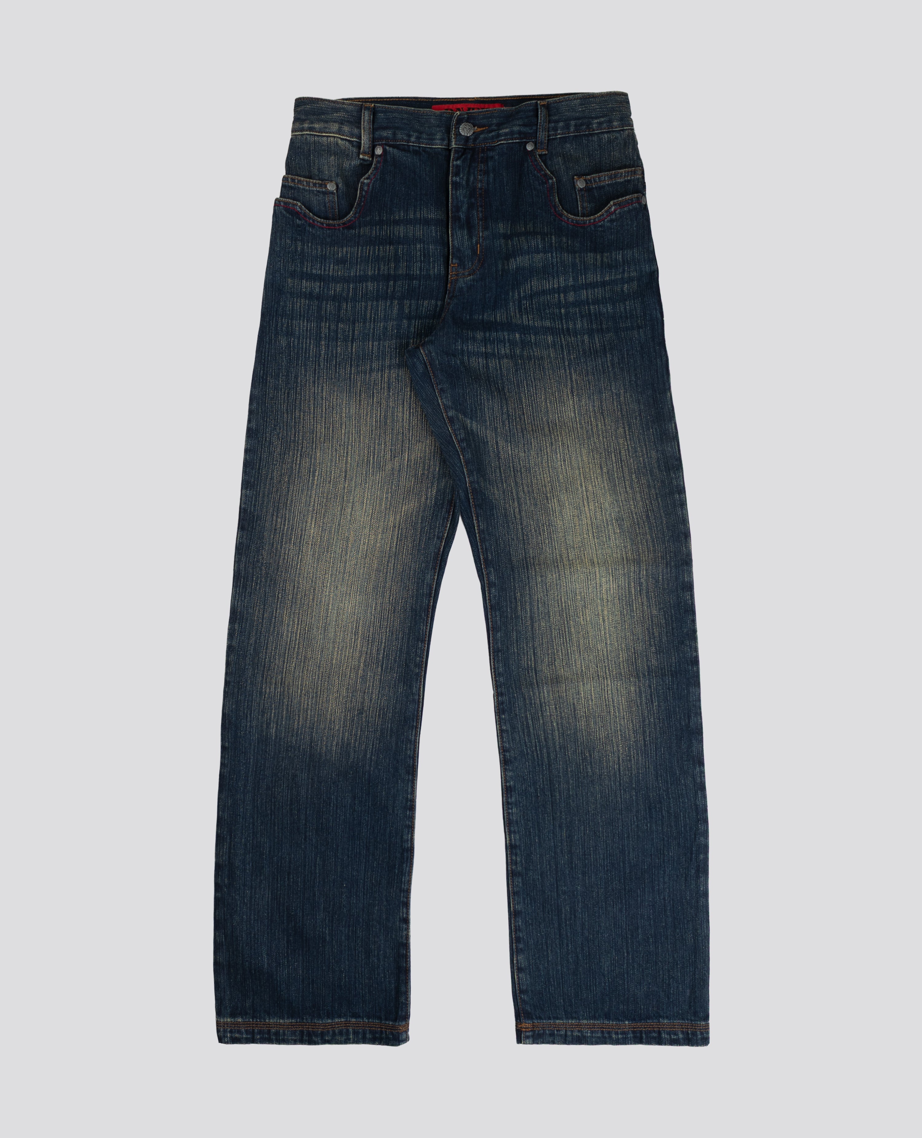 USED POCKETS STRAIGHT DENIM