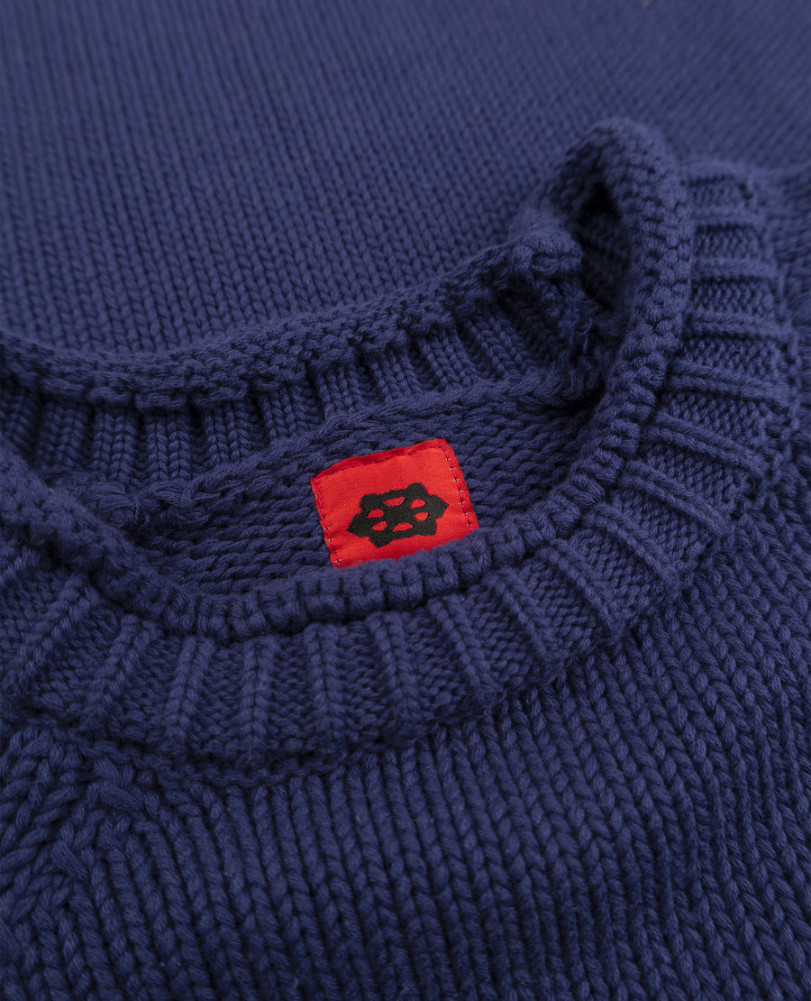 DARKBLUE LOSTBEAST KNITWEAR