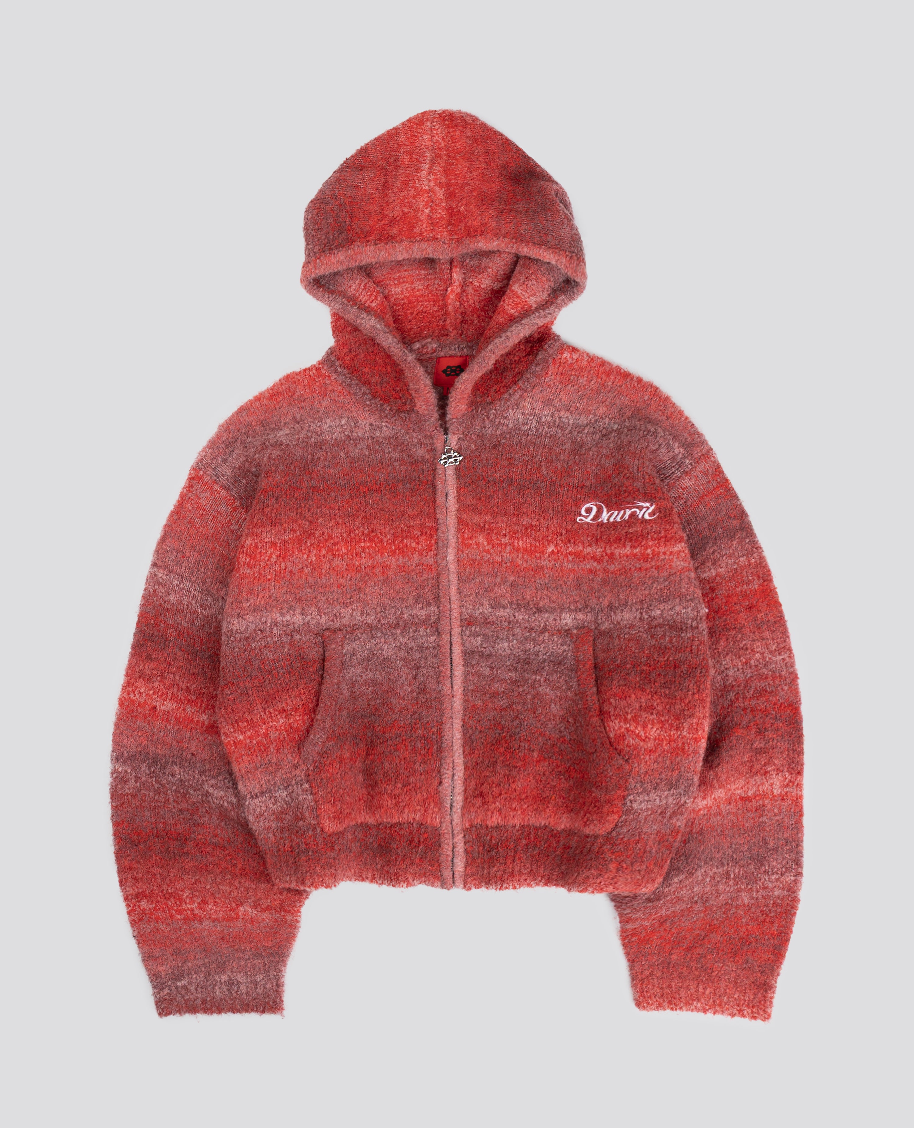 SOLAR RED GRADIENT ZIP