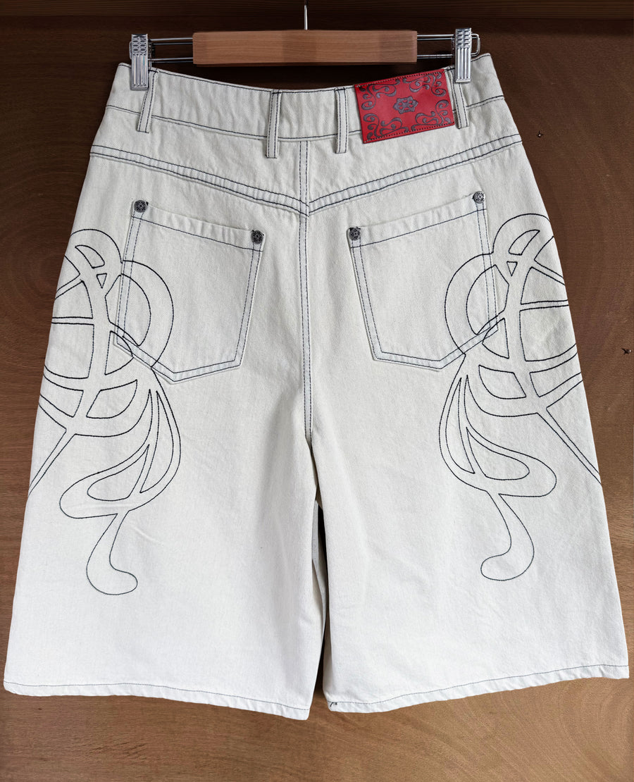WHITE NEOART JORT