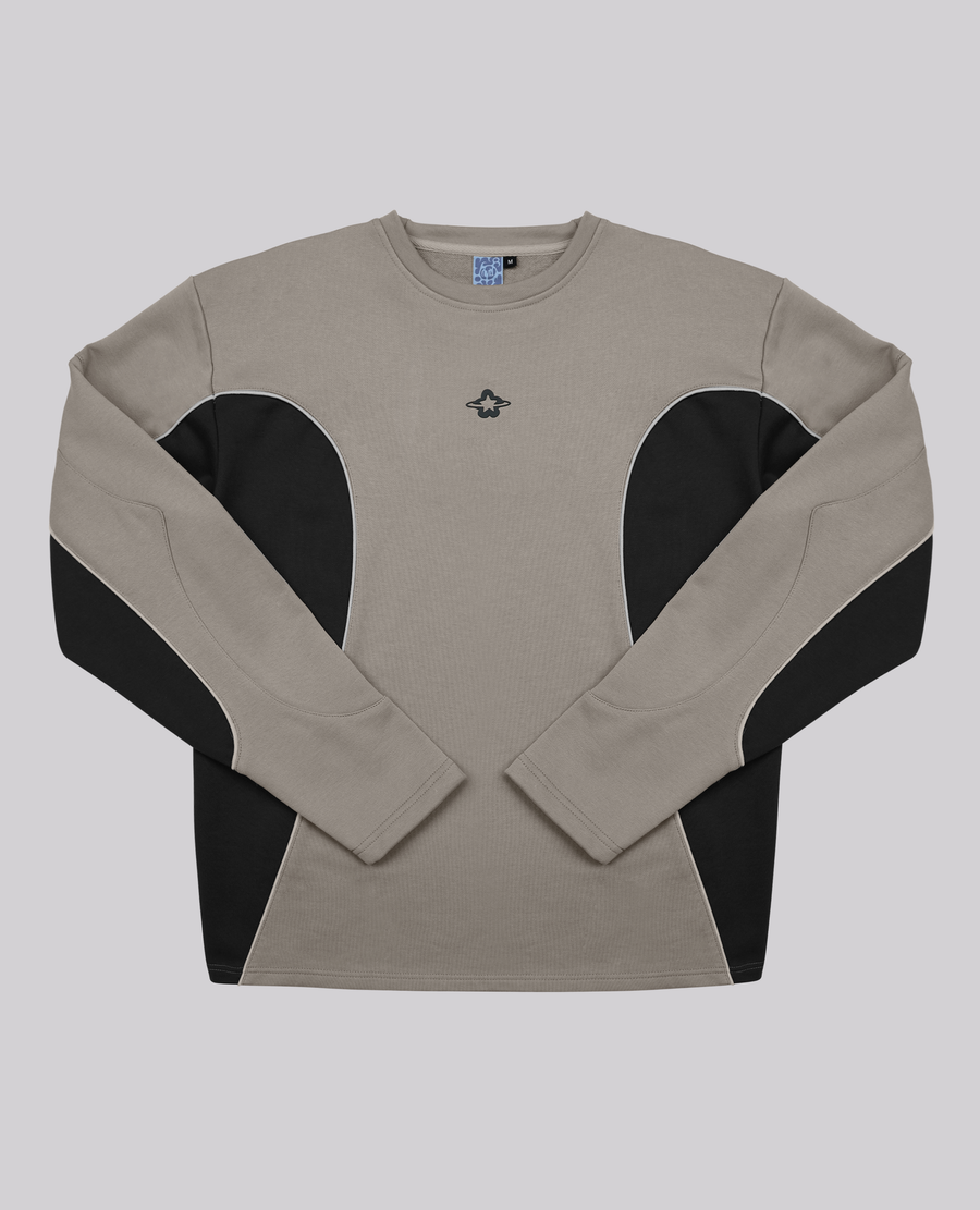 DYSTOPIC GREY CREWNECK