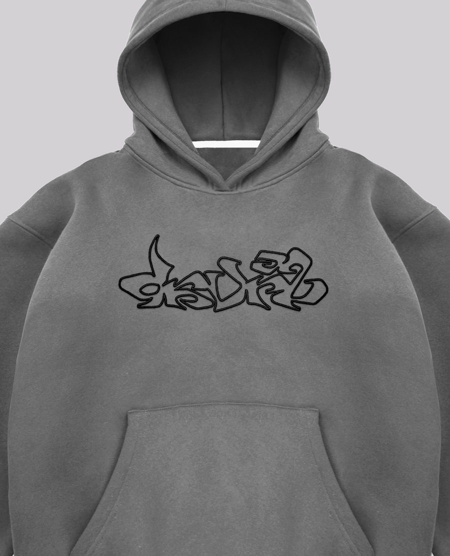 GREY DYST HOODIE