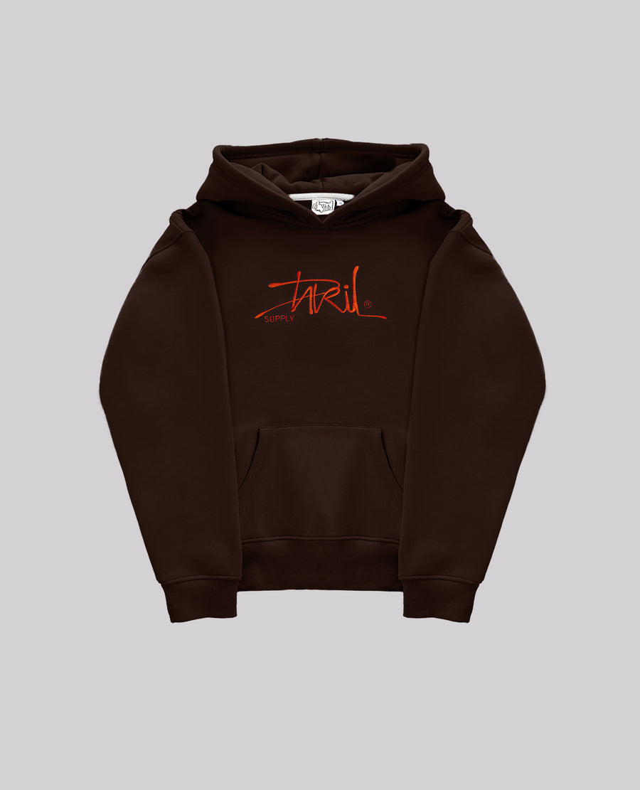 BROWN SIGNATURE HOODIE