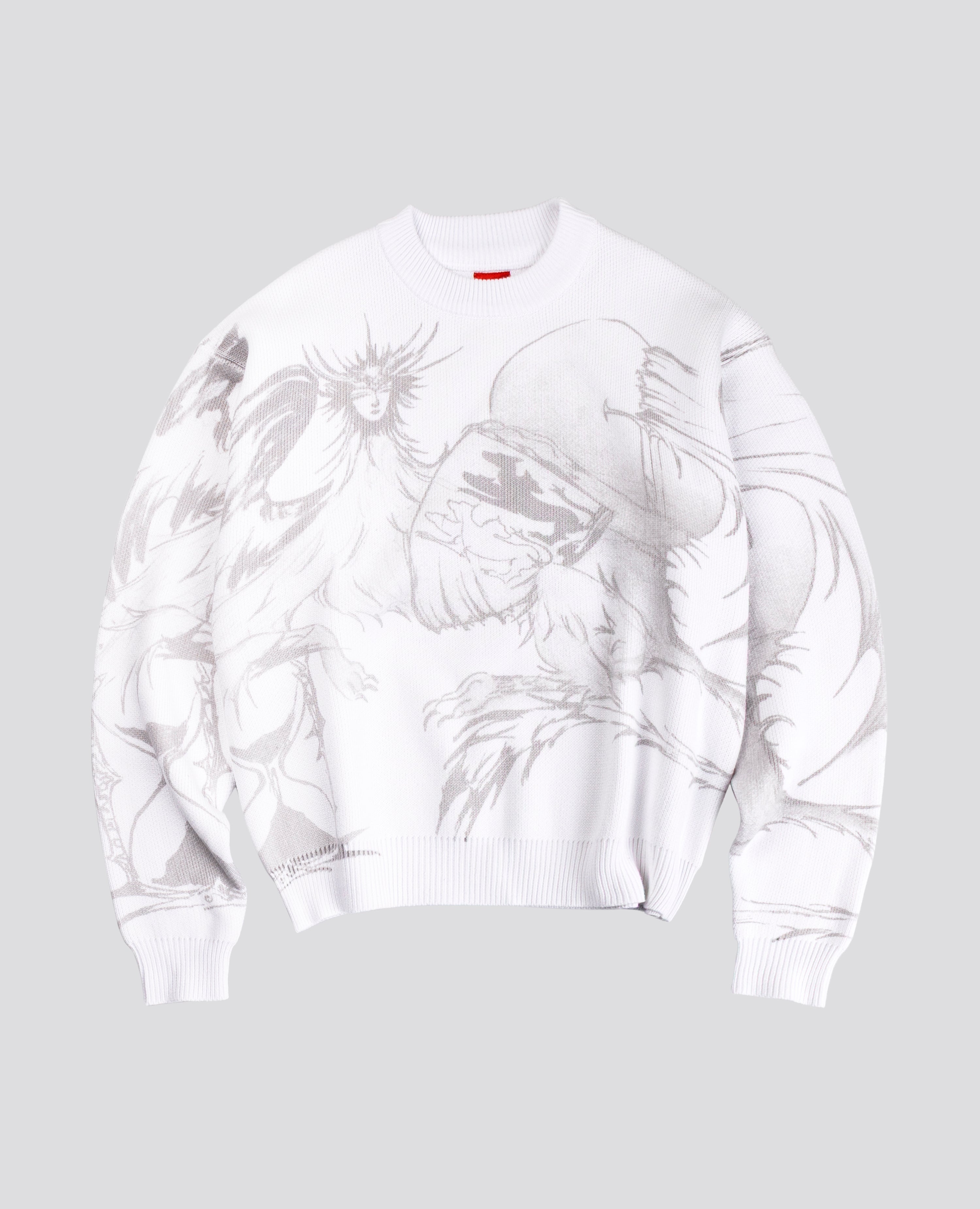 WHITE BEHEMOTH KNIT