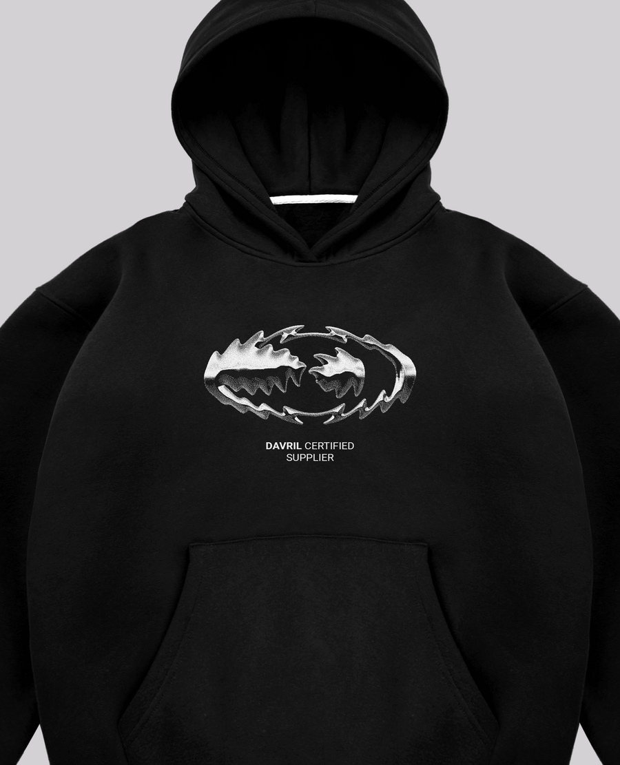 BLACK THORNY HOODIE