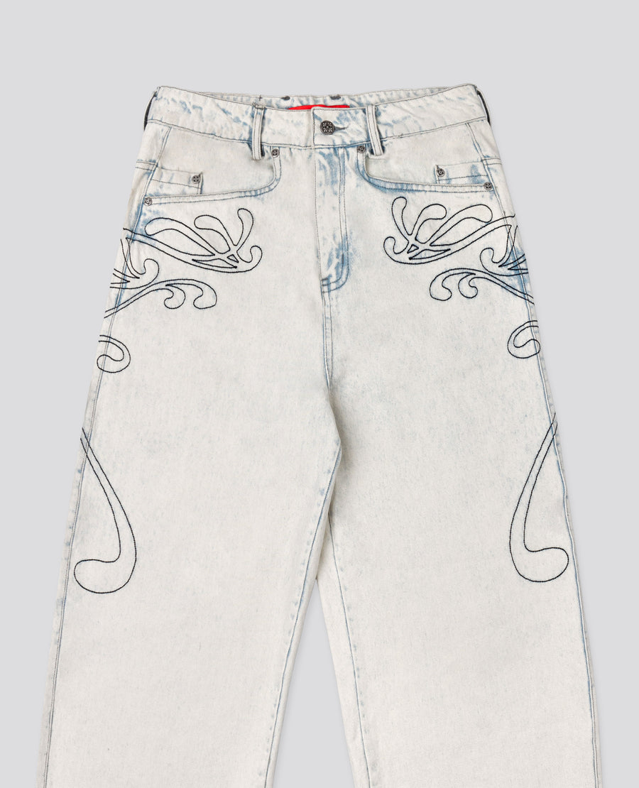 WHITE NEOART DENIM