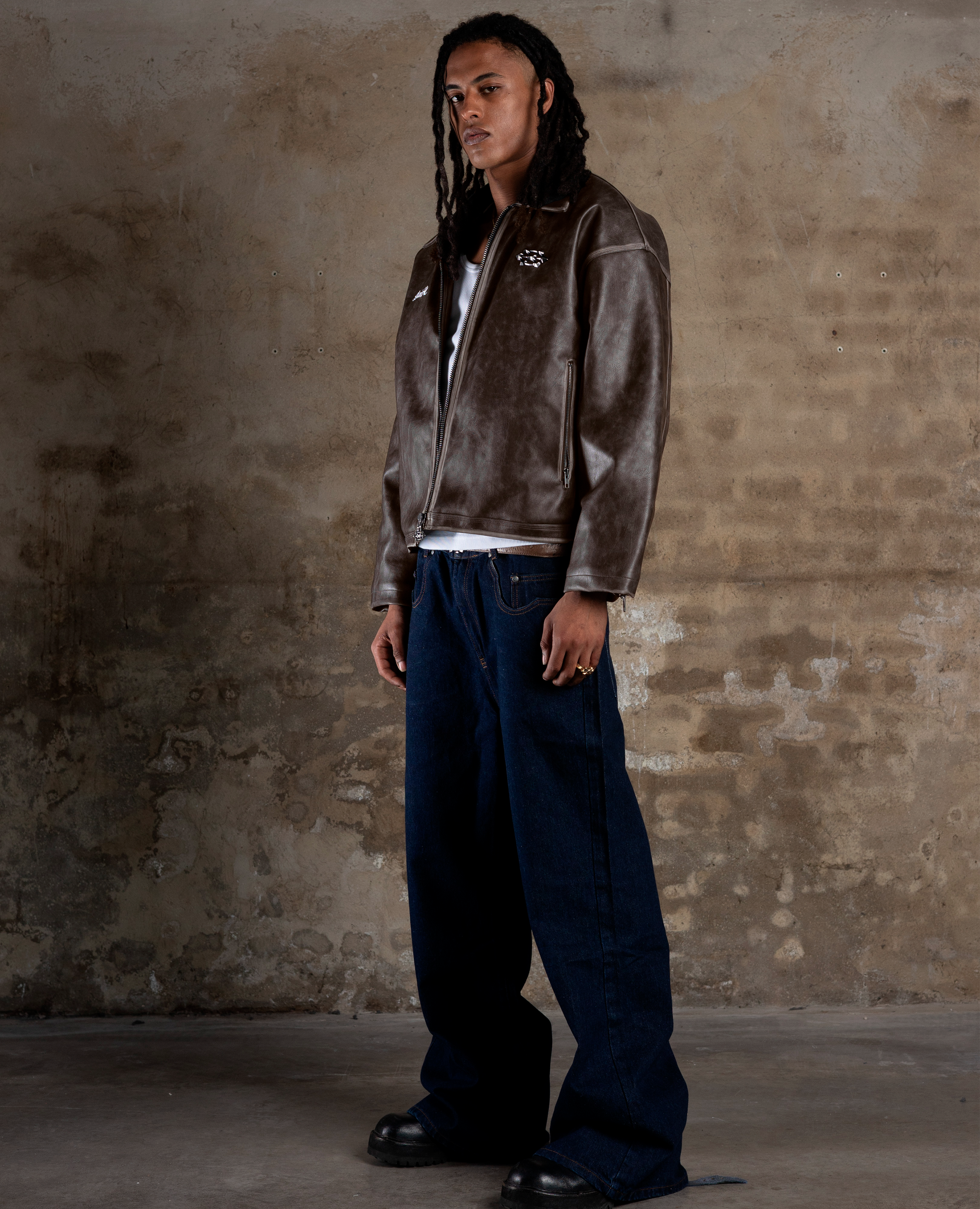 FADED LEATHER JACKET